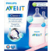 Avent – SCF564/62 – Biberon Classic + Fille X2 260ml – 1 mois et + (Débit lent)