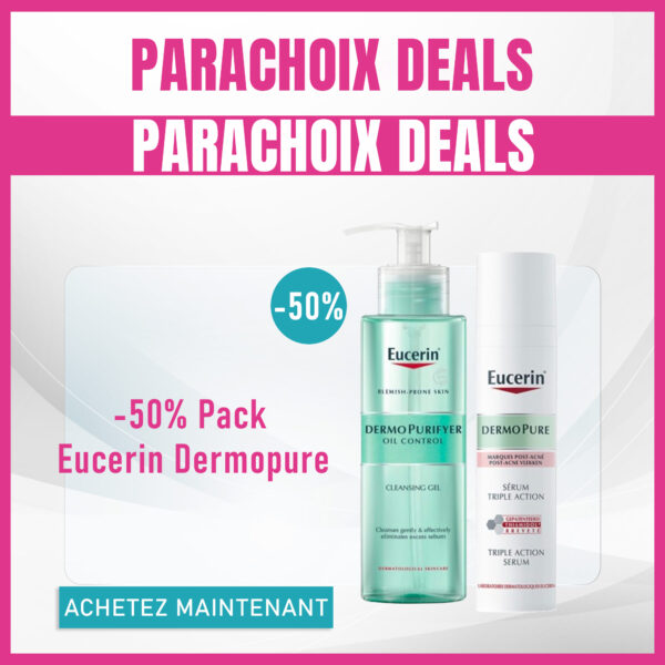 Eucerin Pack Promo Dermopure Sérum Triple Action 40ML + DERMOPURE Gel – 200ml