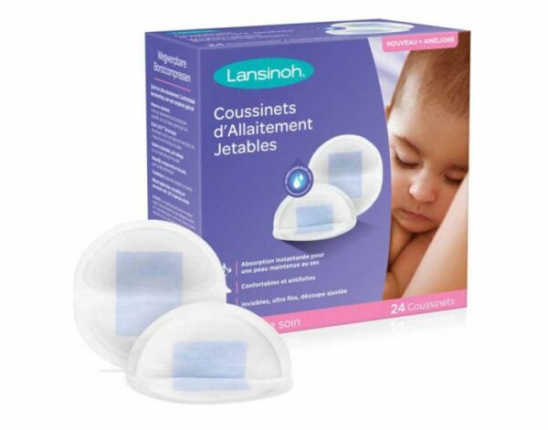 LANSINOH COUSSINETS D’ALLAITEMENT 24 PADS